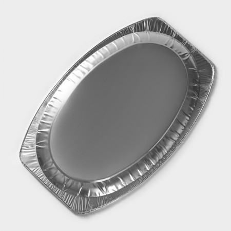 Serving trading for baking shares, aluminum, 55 × 36 × 3 cm, 10 pcs/un-5