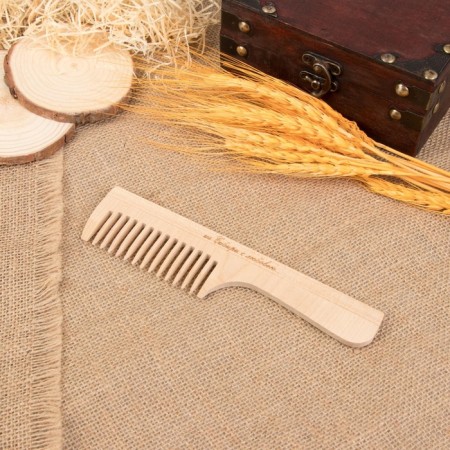 Comb, 18.5 × 4.5 cm, packing 25 pcs, color "light wood"-1