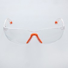 Open -type protective glasses transparent