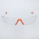 Open -type protective glasses transparent