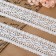 Knitted lace, 45 mm × 10 ± 1 m, white color