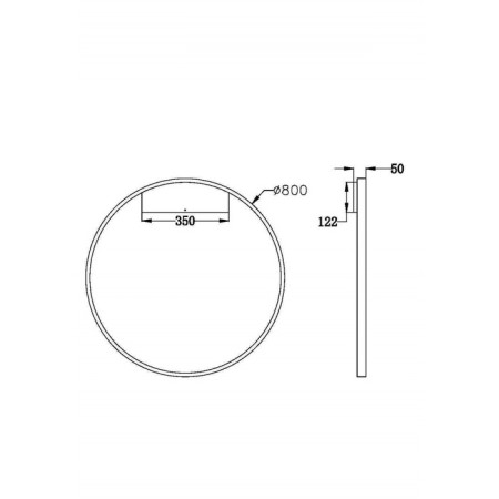 Bra Maytoni Mod058WL-L50BS3K, 1XLED, 51W, 80x80x80 cm, 2400lm, brass color-3