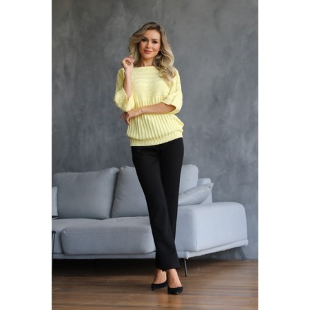 Female jumper, size 50, yellow color-4