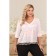 Female jumper, size 52, white color