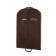 Hausmann volumetric clothing cover, with oval PVC and handles window, 60x100x10 cm, brown