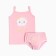 Комплект (майка, трусы) для девочки, цвет розовый, рост 104 см