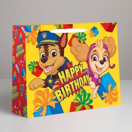 Gift Crafts "Happy Birthday" 40x31x11.5 cm, puppy patrol