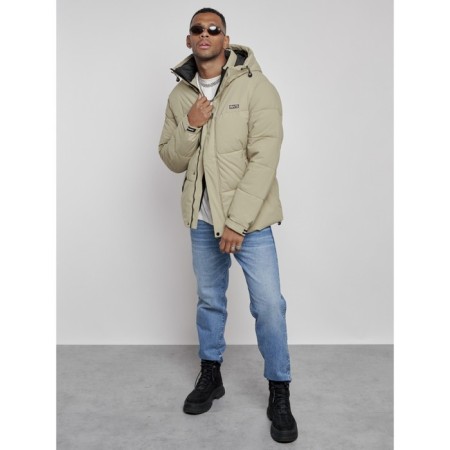 Male Winter jacket, size 58, light green color-11
