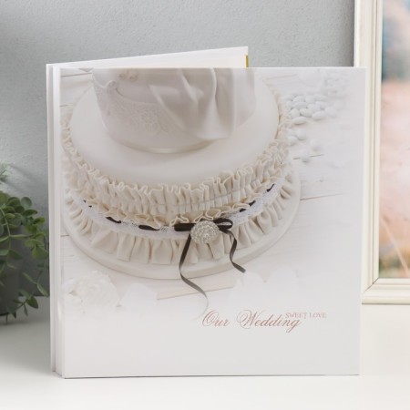 Photo album magnetic 30 sheets "Wedding" 23x28cm
