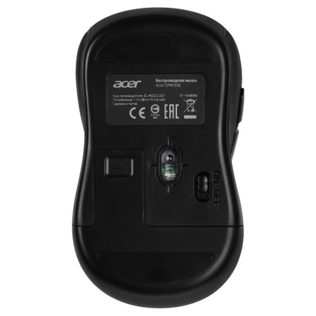 Mouse Acer OMR306 Black/Gray Optical (1600DPI) Wireless USB (6but)-5