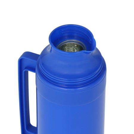 Thermos 1 l, with a glass flask, 2 circles, 13.5 x 32 cm, blue-3