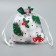 Bag Gift Organza "Ryabina", 10 x 12 cm +/- 1.5 cm, New Year