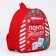 Children's backpack "New Year's Post", lightning department, red color, for the New Year
