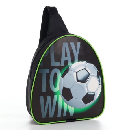 Baby backpack for a boy over the shoulder "Football", 23x20.5 cm-1