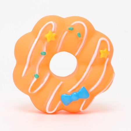 Brying Toy "Donut" for dogs, 8.5 cm, orange-1