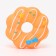 Brying Toy "Donut" for dogs, 8.5 cm, orange
