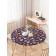 The tablecloth “Halloween”, round, oxford, elastic band, size 120x120 cm, diameter 75-100 cm