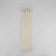 Lightning secret, No. 3, non -income, automatic lock, cotton, 40 cm, ivory color