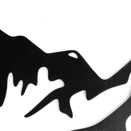 Metal panel "mountains" 40x9cm-3