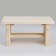 The bench is low, 35 × 21 × 17cm, from the linden "First variety", "Dobroparov"