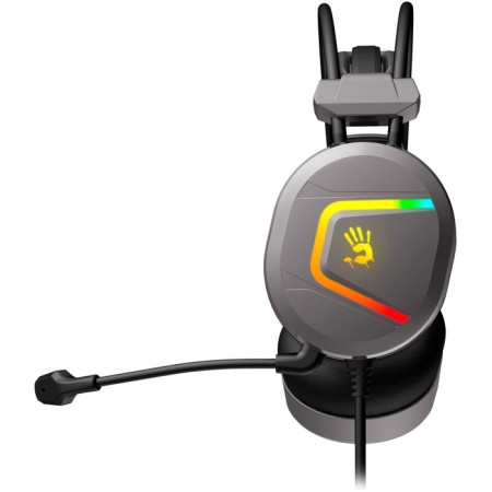 Headphones with A4Tech Bloody Mc750 Gray Microphone 2.3M MONITERIA USB heading (MC750 GREY)-9