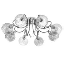 Teresa chandelier 8x40W E27 chrome, black chrome 74x74x22cm