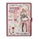 Gift notebook, A6, 112 sheets, color block, with a curly knife, PVC cover, "anime", mix