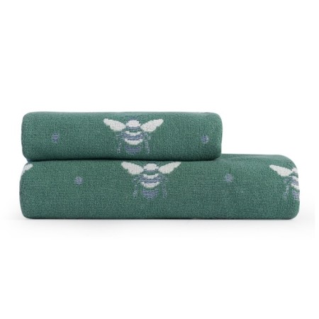 Tainted towel Maya, size 70x140 cm, green color-2
