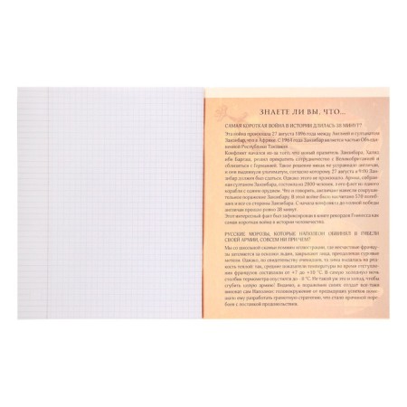 Subject subject Calligrata "board", 48 sheets in the cell history, with reference material, cover coated cardboard, block offset-3