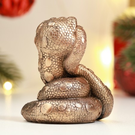The figure "Snake spies" bronze, 5.5x5cm-2