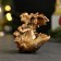 The figure "Dragon wishes profit" bronze, 5x4x4cm
