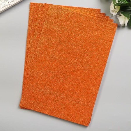 Foamiran "red shine" 2 mm A4 format (set of 5 sheets)-2