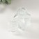 Diffusor for essential oils with a lid of "rhombics" 50 ml transparent 4.5x4.5x10.5 cm
