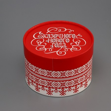 Round box "Fairytale New Year" 14*14*9.5cm
