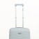 Small suitcase 20 "On a zipper, code lock, 4 wheels, color gray color