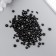 Beads for creativity plastic "Round. Black" d = 3-8 mm, set 10 grams