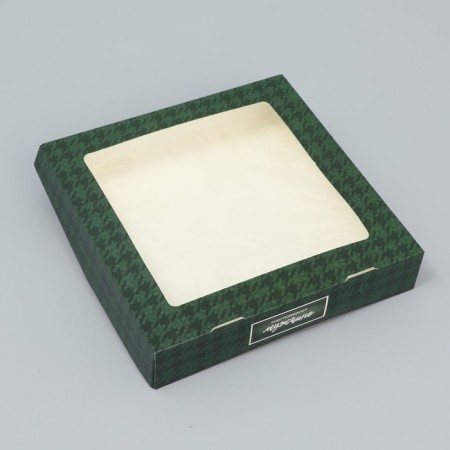 Confectionery packaging, a box of lamination "man", 20 x 20 x 4 cm