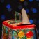 Gift box "Snowman with a gift" 16 x 10 x 18 cm