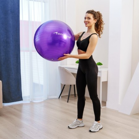 Fitball Onlytop, D = 65 cm, 800 g, Mix color-8