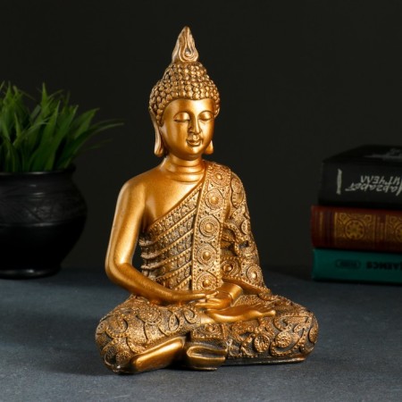Piggy bank "Buddha Small" bronze, 16x9x24cm
