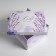 Gift folding box, packaging, “lavender”, 31.2 x 25.6 x 16.1 cm