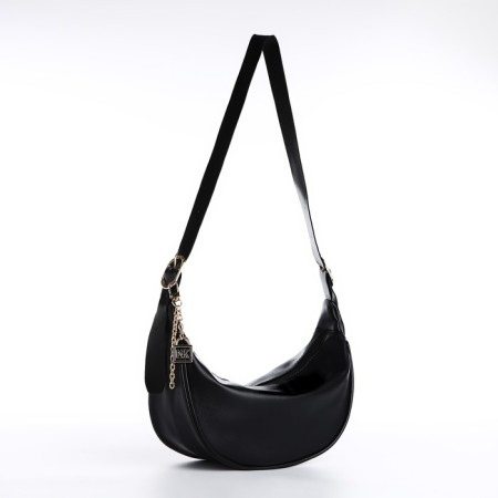 Women's bag of artificial leather Nazamok, 28x15 cm, black-1
