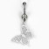 Piercing for the navel "The most tender", 5 x 2 cm
