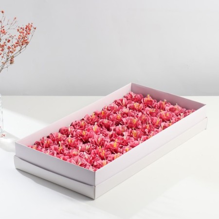 Soap petals "Budo pion. Dark pink" 6x6x5 cm-2