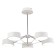 Ceiling EVOLUCE lamp. Sle6005-502-05. Valle. 5x10 watts, LED, 3000K-6000K, 6000 LM, 67x67x47 cm, white color, chrome