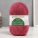 Yarn "sock" 50% wool, 50% acrylic 200m/100g (816 red melange)