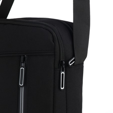 Male bag 17.5*8*23 cm, 2 depth n/lightning, 3 n/k, black-3