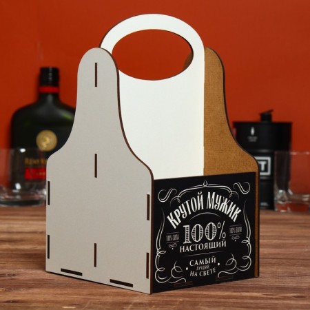 Box for beer "Cool man", 28 x 16 x 16 cm-2