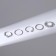 Ring set 5 pieces "perfect fingers" shine, white color in silver