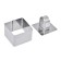 Press form for laying out salads and side dishes, square